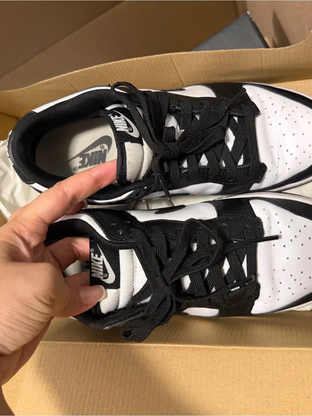 Nike Kids Black and White Low-Top Sneakers